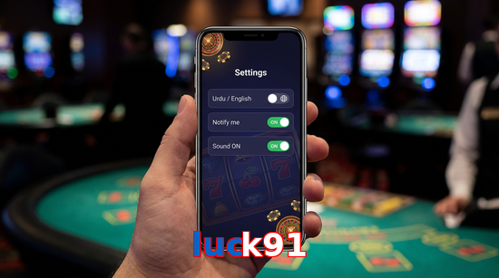 Game list for Luck91 app section
