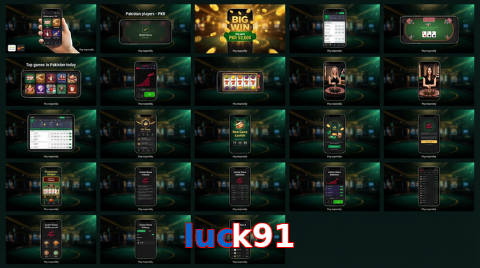 Main screen of Luck91 bet page for PK players