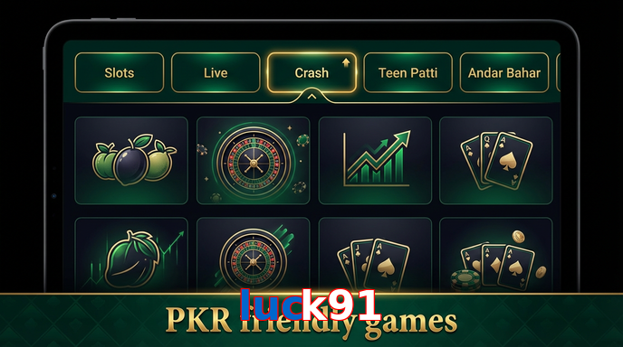 Game list for Luck91 games section